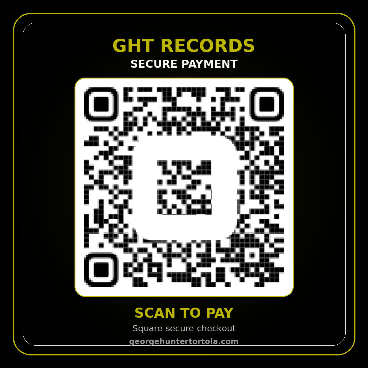 GHT Records Secure Payment QR Code