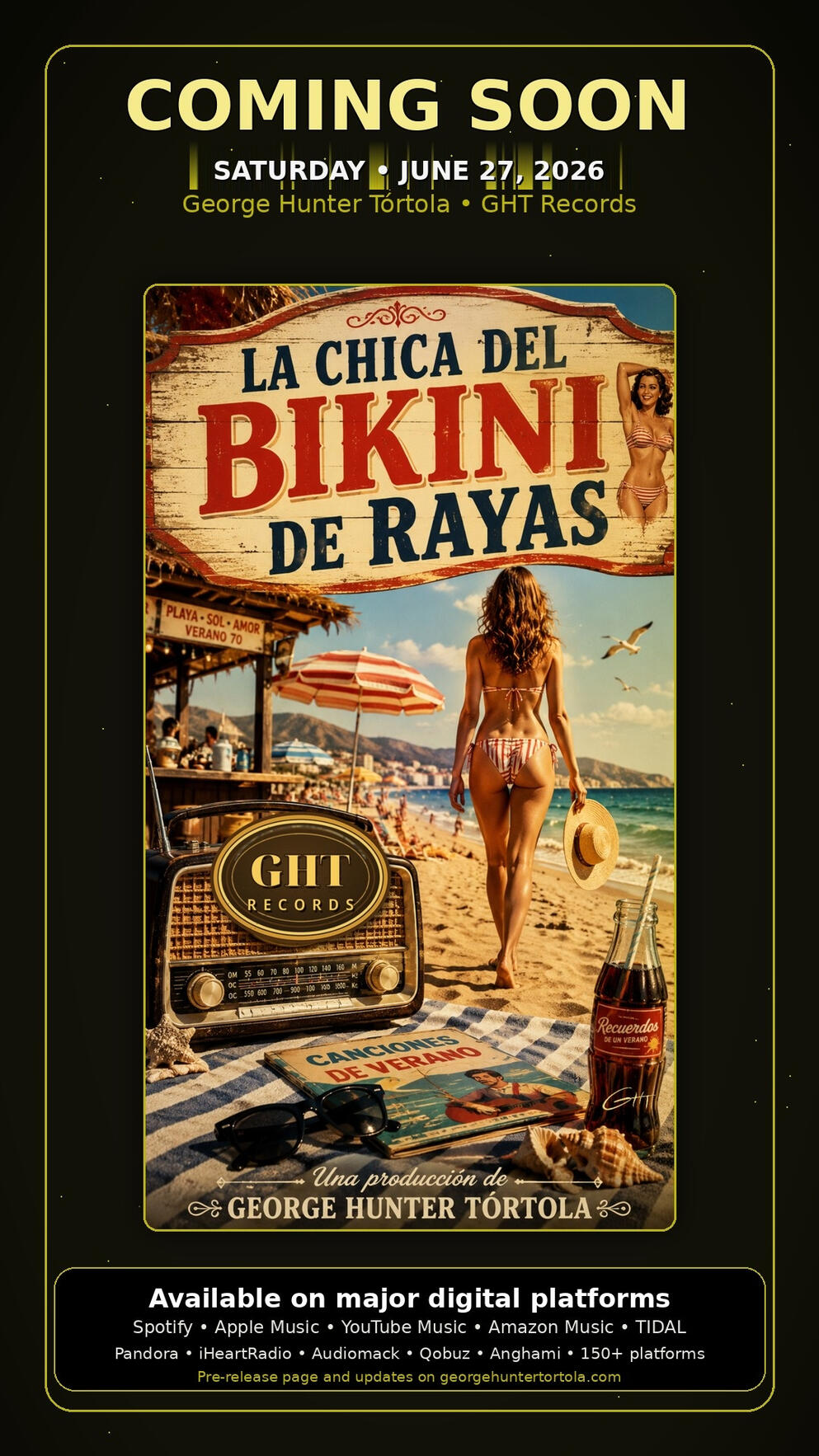 La Chica Del Bikini De Rayas - George Hunter Tórtola - GHT Records