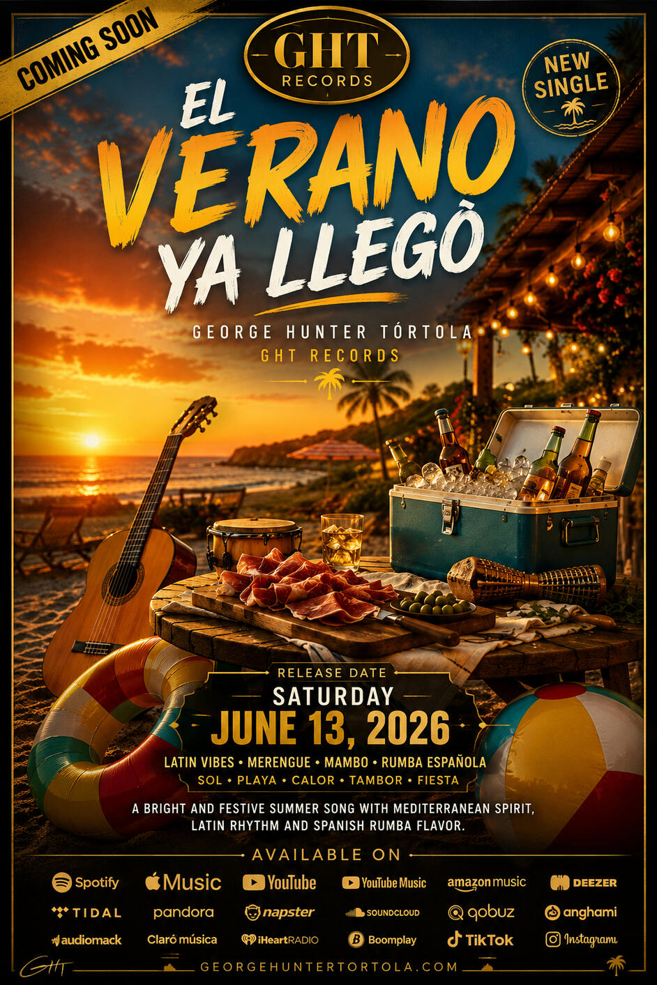 El Verano Ya Llegó - George Hunter Tórtola - GHT Records
